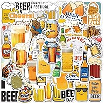 魚にあうビール ステッカー Amazon.co.jp: ビール ステッカー 57枚セット PVC 防水 シール