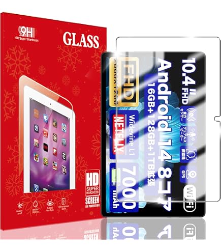 Amazon | AvidPad S60タブレット 液晶保護フィルム 強化ガラス 硬度9H