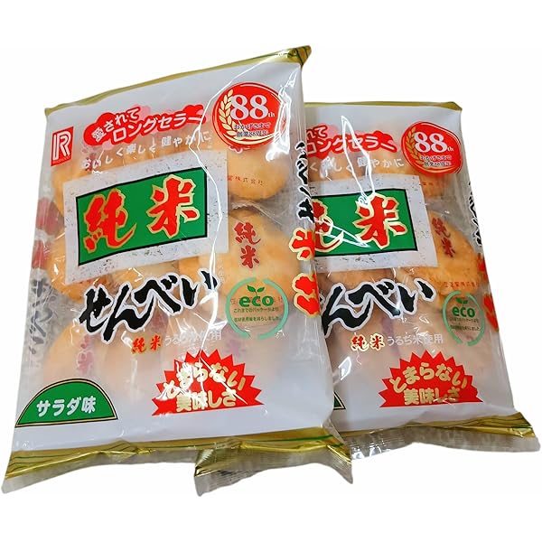 Amazon.co.jp: 立正堂 純米せんべい サラダ味 18枚 ×3袋セット