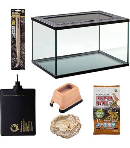 Amazon | 爬虫類 ケージ グラステラリウム 飼育ケース 大 昆虫飼育