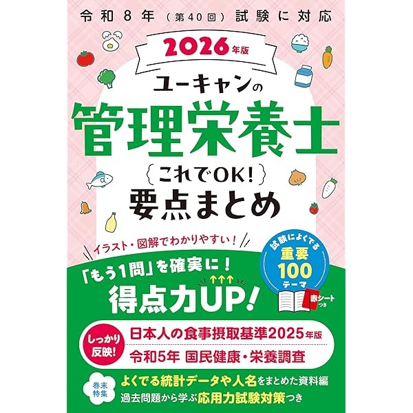 ユーキャンの管理栄養士 これでOK！要点まとめ 2025年版【最新の