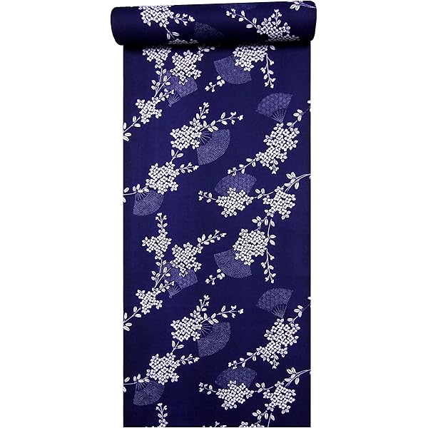 Amazon | [とくさや] THE BLUE Shinpei Asai ゆかた 刈安色地 蜻