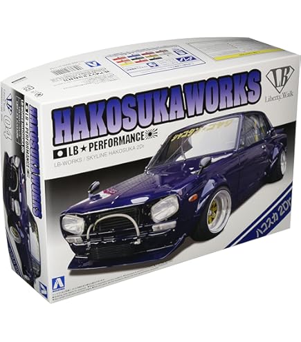 プラモデル完成品　アオシマ　もっとグラチャン　ハコスカ4ドアスペシャル Amazon | 青島文化教材社 1/24 もっとグラチャン No.SP ハコスカ