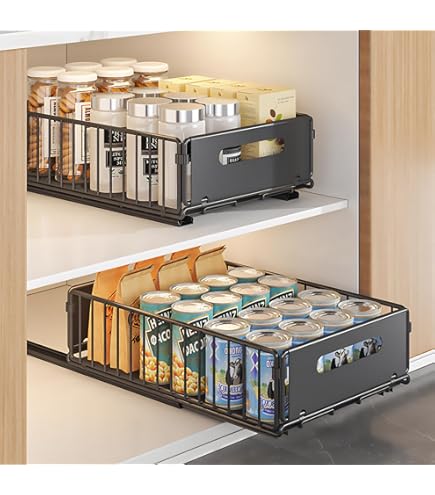 Amazon.co.jp: 【2個セット】折りたたみ式 キッチン 収納 引き出し