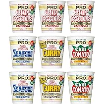 Amazon.co.jp: カップヌードルPRO 4種類アソート 計9個 [日清食品