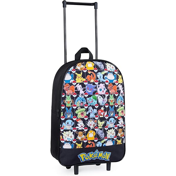 Amazon | ポケモン キッズ 折りたたみ式 トロリー スーツケース 15