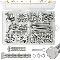 Amazon.co.jp: Senyard 240PCS 1/4-20 ボルトとナットキット