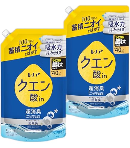 レノア クエン酸in 超消臭 さわやかシトラス(微香) 1080mL ×10 Amazon | レノア Lenor 【まとめ買い】 クエン酸in 超消臭 すすぎ消臭