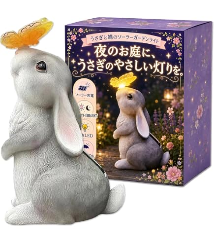Amazon.co.jp: 創新貿易 ソーラーライト ピーターラビット お座りLED