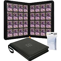 X PRO 1000+ Card Binder - 200 Card Sleeves Included | Compatible