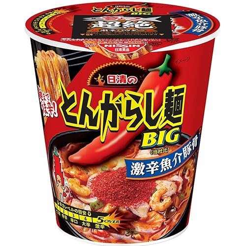 日清 とんがらし麺ビッグ 激辛魚介豚骨
