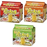 【北海道限定】マルちゃん　屋台十八番　3種（5食パック×3）計15食　しょうゆ、みそ、しお