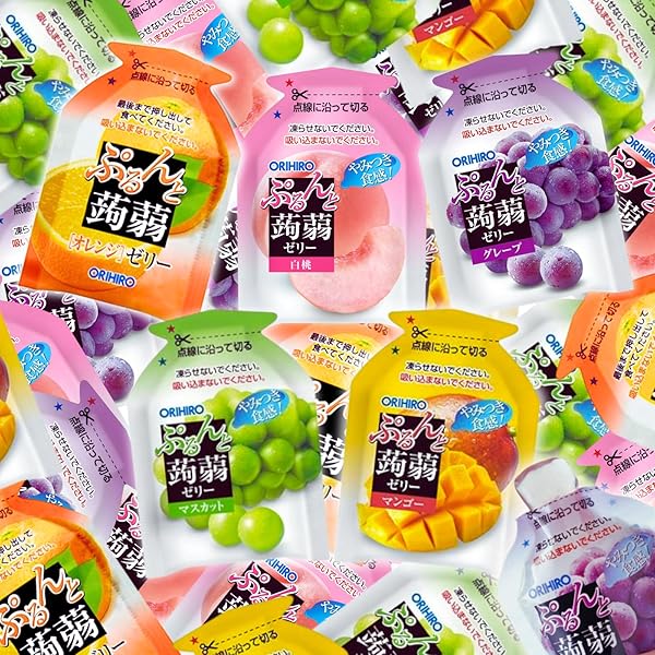 kuma san 断捨離中期間限定ぷるんと蒟蒻ゼリーniマルチミネラル ぷるんと蒟蒻ゼリーパウチ マスカット＆オレンジ 12個