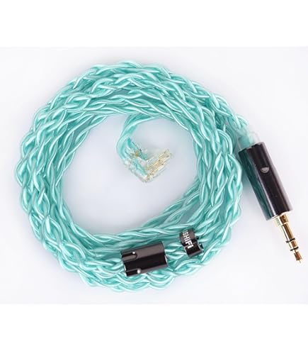 Amazon | 【JSHiFi-VENUS】QDC3.5mmリケーブル 銀メッキと古河銅&金銀