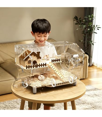 Amazon | ZXM小動物・爬虫類用ペットケージ 木製無垢材 前面アクリル板