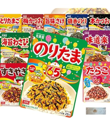 Amazon.co.jp: 丸美屋 ふりかけ 業務用 のりたま 味道楽 すきやき 全16