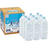 [Amazon限定ブランド] Restock サントリー 天然水 ラベルレス 2L ×9本
