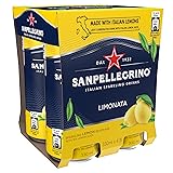 SANPELLEGRINO(サンペレグリノ) イタリアン スパークリングドリンク リモナータ ( レモン ) 330ml ×4本 ( 果汁16% イタリア産レモン果汁 微炭酸 )