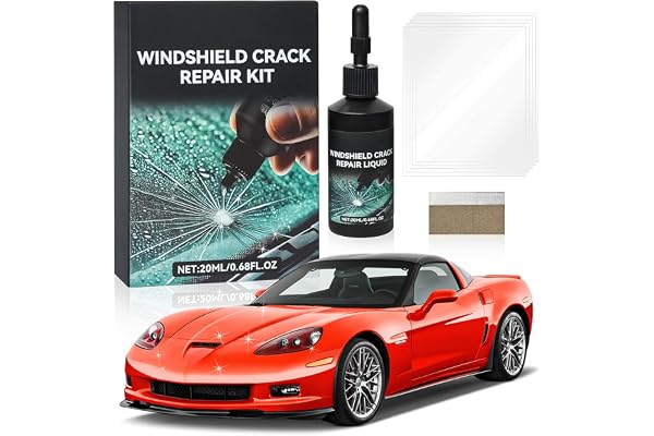 Windshield Crack Repair Kit - 2026 Upgrade Nano Glass Repair Liquid for Cracks & Chips, Cracks Gone Glass Remover Fluid for Quick Fix Windshields, Windows, Mirrors, All Crack Types