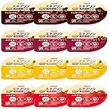 日清オイリオ エネプリン プロテインプラス バラエティパック 12個入り (4種×各3個) ハイカロリープリン MCT配合 栄養補助食品 介護食（舌でつぶせる やわらかい 食べきりサイズ 高カロリー エネルギー たんぱく質 ）