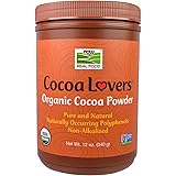 Now Foods, リアルフード、ココアラバーズ、オーガニックココアパウダー、12 oz (340 g) [並行輸入品]