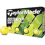 TaylorMade(テーラーメイド)日本正規品 DISTANCE+ SOFT(ディスタンスプラスソフト) ゴルフボール1ダース(12個入)