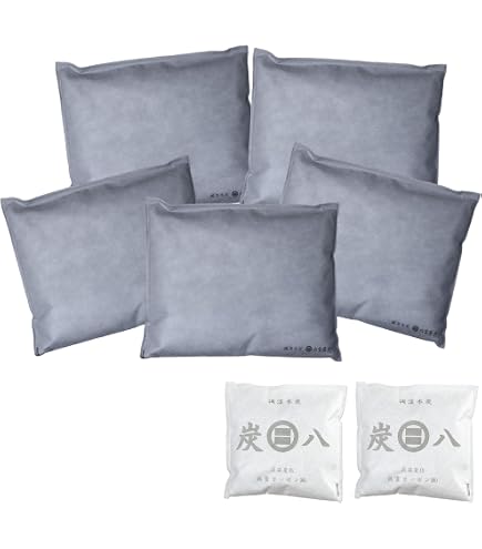 Amazon.co.jp: 炭八 ワイド8L 8袋セット 北欧グレー （45cm×31cm×厚さ 