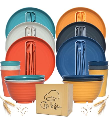 Camping Plate Camco Life Is Better At The Campsite Dishware Set