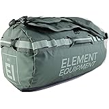 Element Equipment Trailhead Duffel Bag Shoulder Straps Waterproof Fabric, Olive/Green, Small 30 Liters