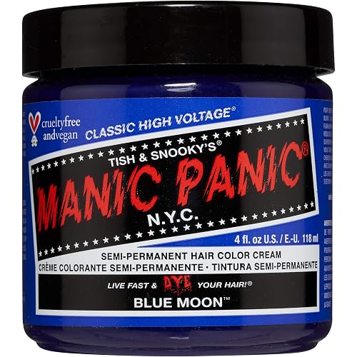 Manic Panic Blue Moon - Bright True Hair Dye, 4 Fl Oz