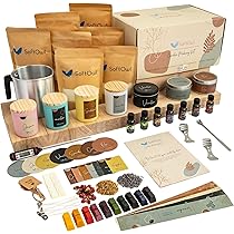 キャンドルキット - ソイワックス・香料・型付き Amazon.co.jp: SoftOwl プレミアムソイキャンドル作りキット