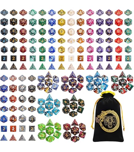 Amazon.co.jp: UDIXI 天然宝石ダイスセット 7個 宝石DNDダイス