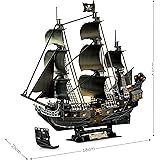アッシミー(ASSYME) キュービックファン 立体パズル 工作キット 接着剤・工具 不要 アン女王の復讐号(LED付) L522h