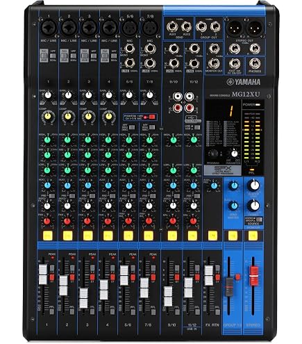 超コンパクトエフェクト内蔵アナログミキサー MIX12FX Amazon.co.jp 