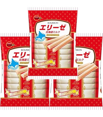 Amazon.co.jp: ブルボン エリーゼ 96本入り チョコ＆ホワイト クリーム