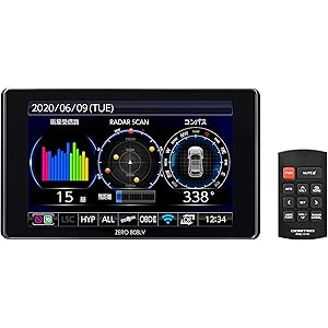 コムテック レーザー受信対応レーダー探知機 ZERO 808LV 無料データ更新 新型レーザー式オービス対応/レーザー取締共有システム搭載/小型オービスダブル対応/レーダー波識別対応/ゾーン30対応 ユーザー投稿システム搭載 OBD2接続 GPS ドライブレコーダー連携