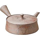 ヤマキイカイ(Yamakiikai) 石龍焼〆藻掛極平 急須 茶 140ml G-205