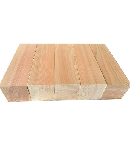 Amazon | ひのき 角材 4cm×3cm 長さ30cm 6本組 4面フシなし