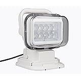 LEDサーチライト リモコン式 作業灯 ポーペ(POOPEE) 強力 車用 CREE製 50w 12v 24v兼用 遠隔操作 船舶照明 防水 ホワイト