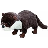 イワヤ(IWAYA) カワウソコツメちゃん 電池で動くぬいぐるみ 本物の鳴き声 3239-1
