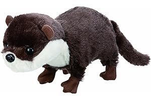 イワヤ(IWAYA) カワウソコツメちゃん 電池で動くぬいぐるみ 本物の鳴き声 3239-1