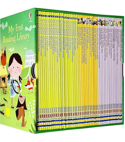 My reading library 英語の読み聞かせに50冊セット Amazon.co.jp: Usborne My First Reading Library 50 Books Set