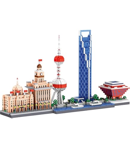 海外　ミニチュア　サントリーニ島　ギリシャ　ザルツブルク　オーストリア　雑貨　家 Amazon.co.jp: モジュラーハウス構築キット、2503個世界有名な