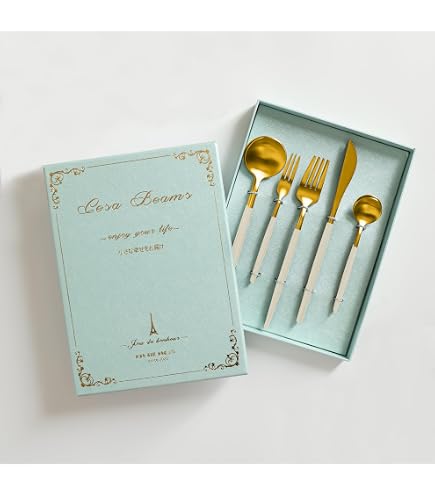 Amazon｜「 Georg Jensen 」 カトラリーセット 8本セット 4人用 ギフト