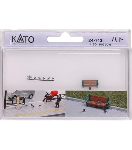 KATO（カトー） Nゲージ（1/150スケール）の鉄道模型 Amazon | カトー (KATO) Nゲージ 1/150 カラス ジオラマ用品 24-714