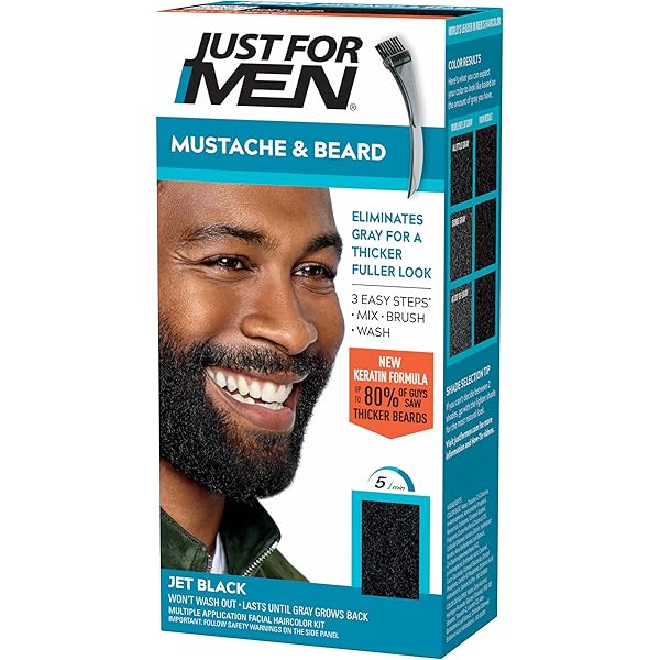 Amazon | Just For Men Mstch-Beard #M-55 Real Black Color Gel (並行