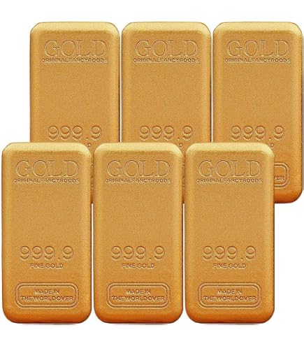 Amazon.co.jp: 金のインゴット金の延べ棒 レプリカ ディスプレイ 装飾