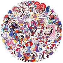 Amazon.co.jp: The Amazing Digital Circus ステッカー 50枚セット