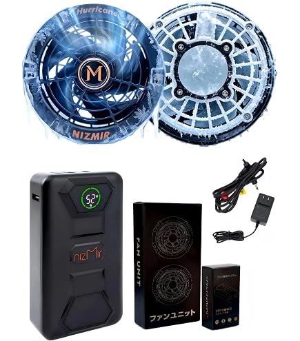 Amazon.co.jp: 【2026最強進化ペルチェ式冷却ファン＆41400mAh大容量