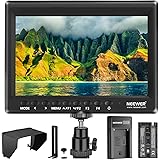 Neewer F100 7 Inch Camera Field Monitor HD Video Assist Slim IPS 1280x800 HDMI Input 1080p with 2600mAh Li-ion Battery/USB Ch